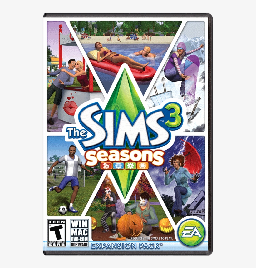 Download Your Free* Seasons Wall Decal Pack Now Now - Sims 3: Seasons (pc/mac), transparent png #3243196
