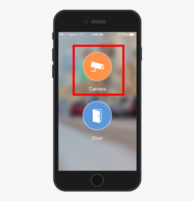 After The Startup Screen, Tap On Camera - Iphone, transparent png #3243398