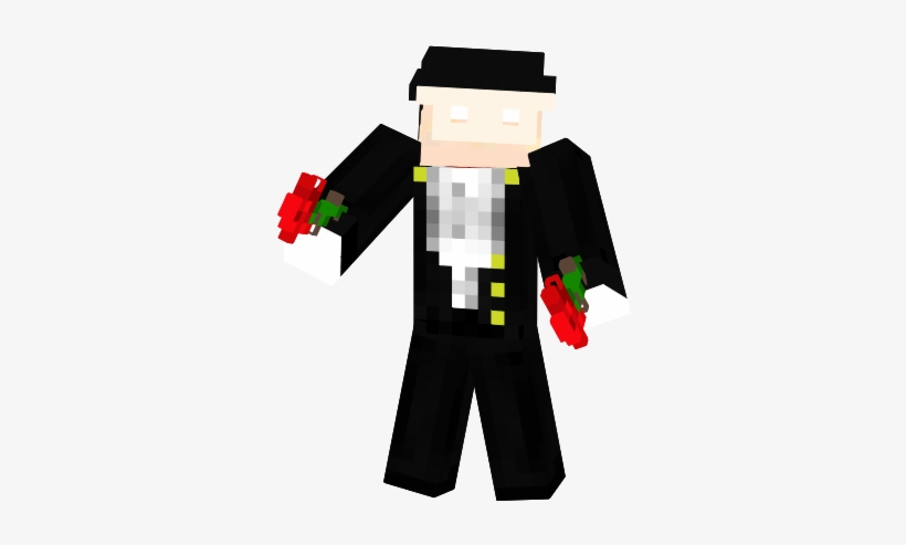 Tuxedo Mask, Actual Skin - Minecraft Tuxedo Mask, transparent png #3244047