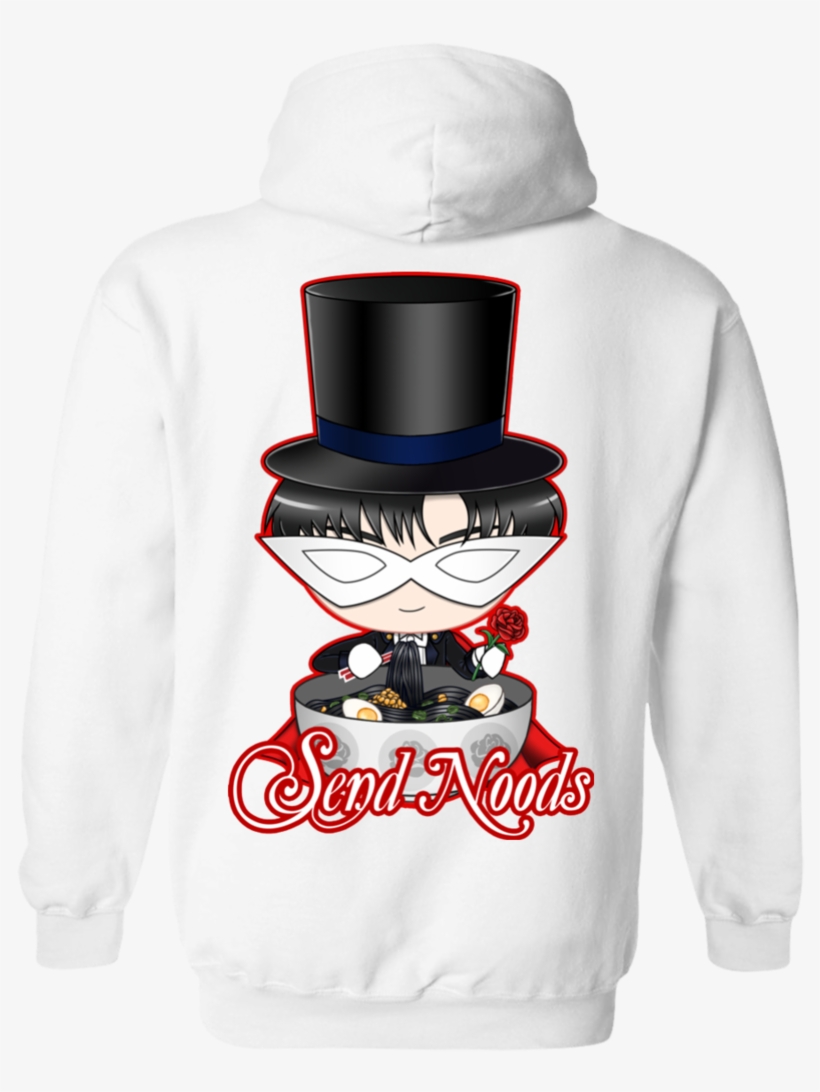 Tuxedo Mask Send Noods Pullover Hoodie *back Print - Daycare Provider - Tough Enough To Be A Daycare Provider, transparent png #3244076