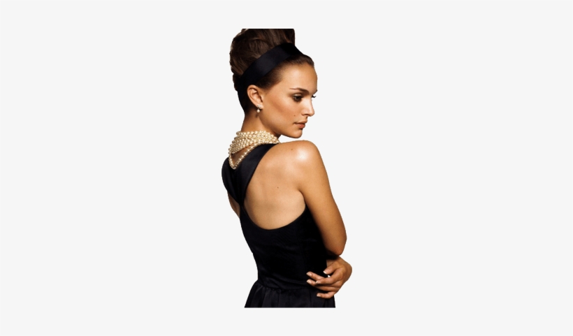 Share This Image - Natalie Portman Breakfast At Tiffany's Dress, transparent png #3244303