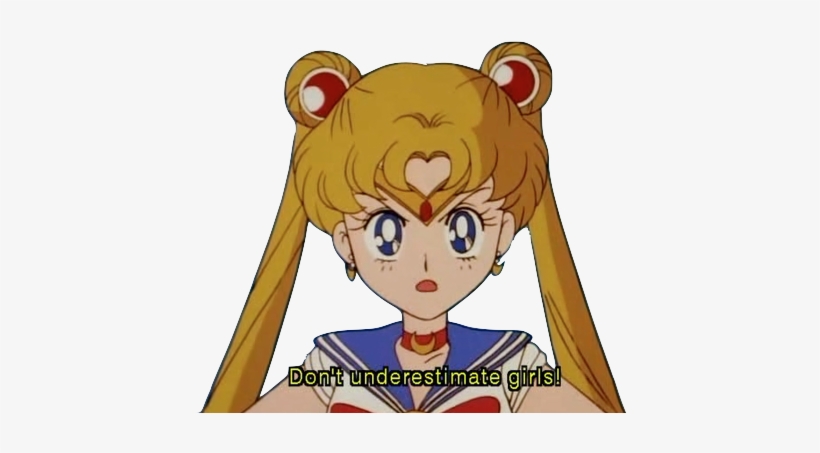 Kawaii Sailor Moon Anime Transparent - Sailor Moon Feminist Quotes, transparent png #3244334