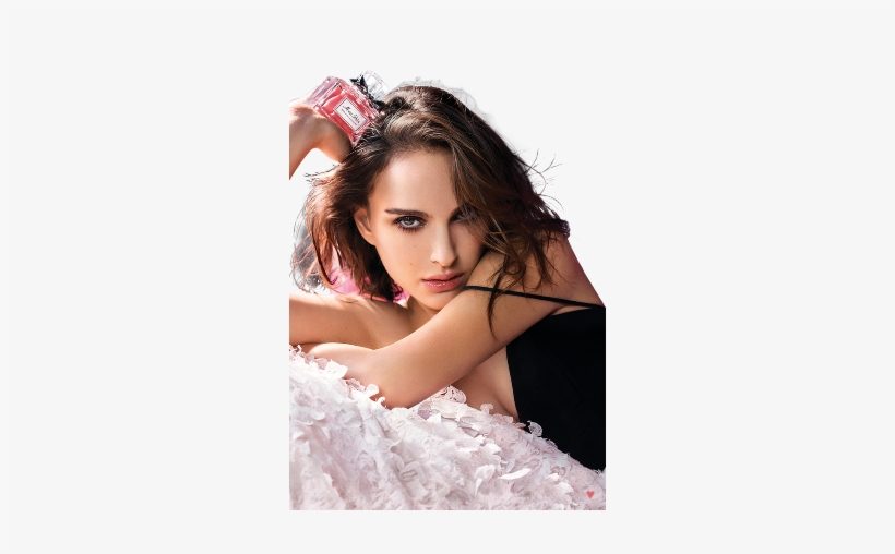 Natalie Portman ♥ Dior - Miss Dior Absolutely Blooming Eau De Parfum, 3.4 Oz, transparent png #3244425