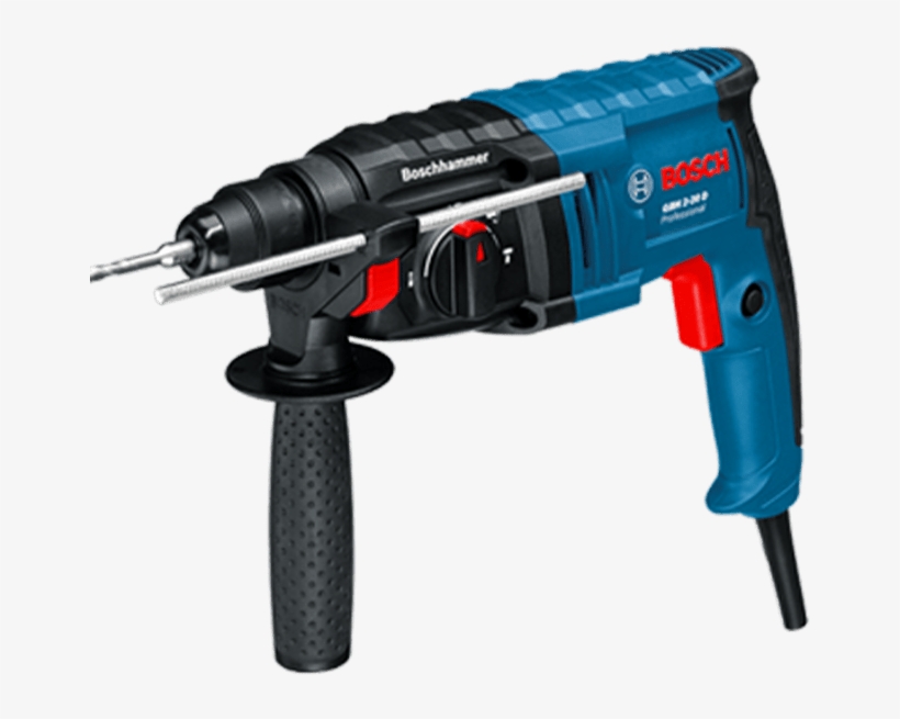 Bosch Gbh220d1ac 230v Sds 3 Mode Rotary Hammer Drill, transparent png #3245465