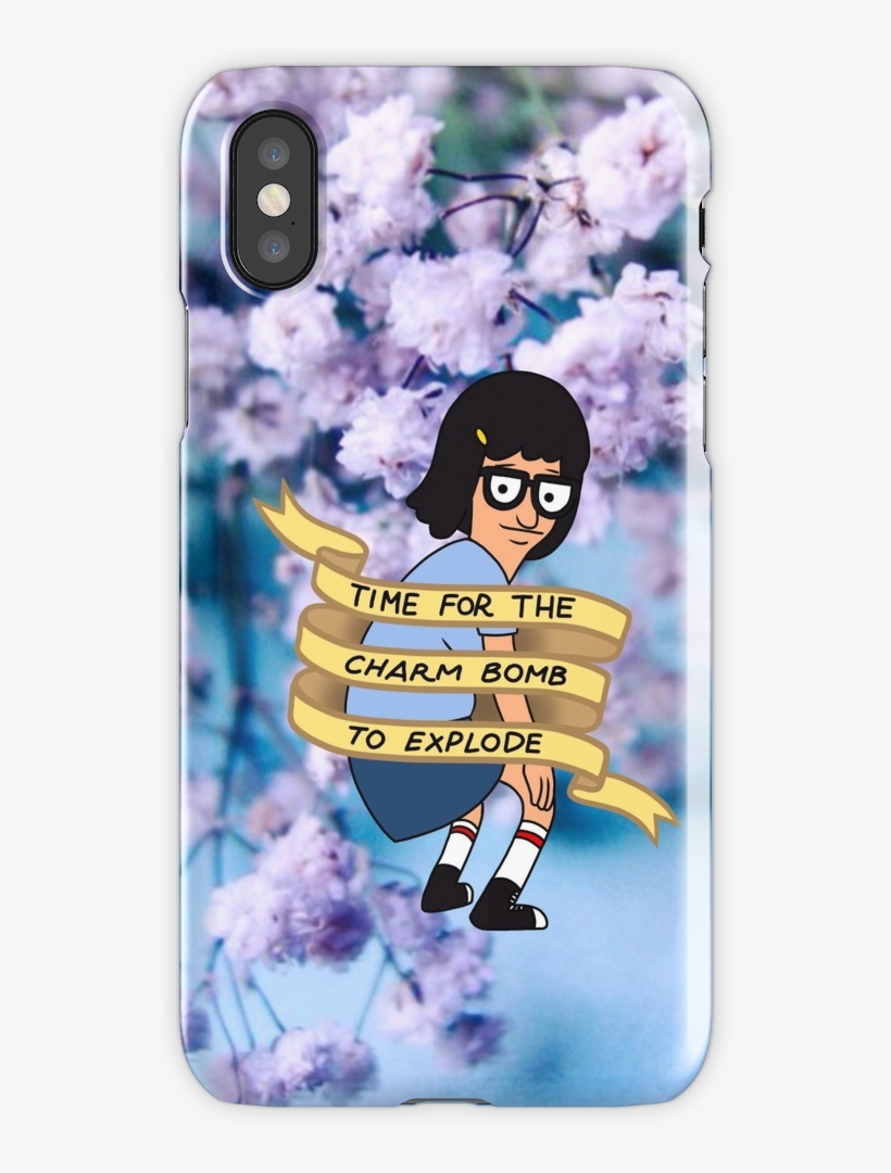 Tina Belcher Bobs Burgers Charm Bomb Iphone X Snap - Cartoon, transparent png #3245541