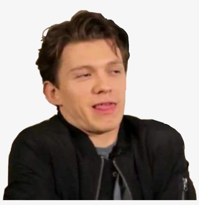 Tomholland Peterparker Spiderman Spidermanfarfromhome - Tom Holland Funny Face, transparent png #3245695