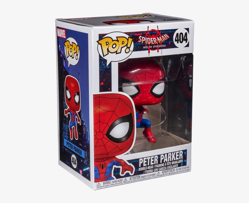 Spider Man Into The Spider Verse - Spider Man Into The Spider Verse Funko Pop, transparent png #3245882