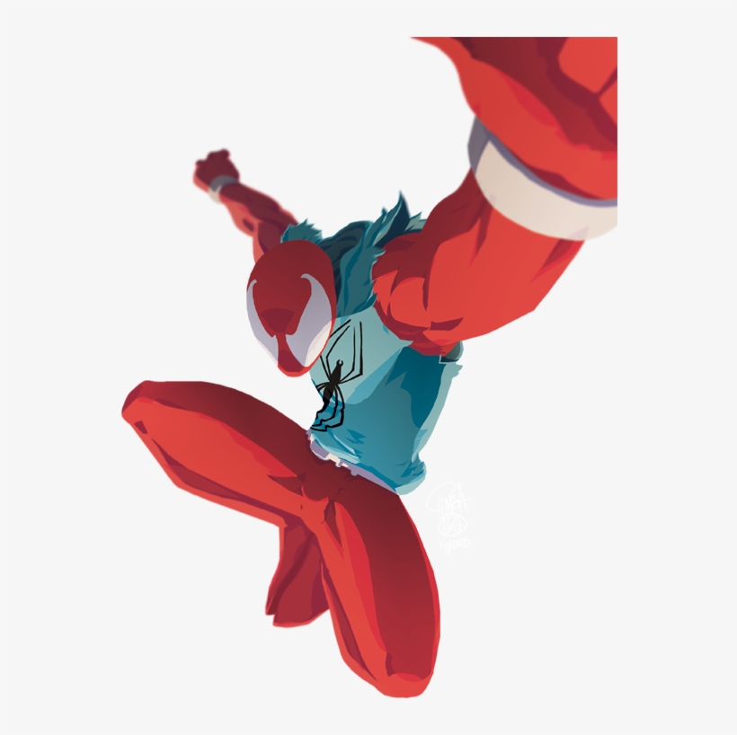 With The Advent Of The Superior Spider-man, We've Been - Scarlet Spider Minimalist, transparent png #3246042