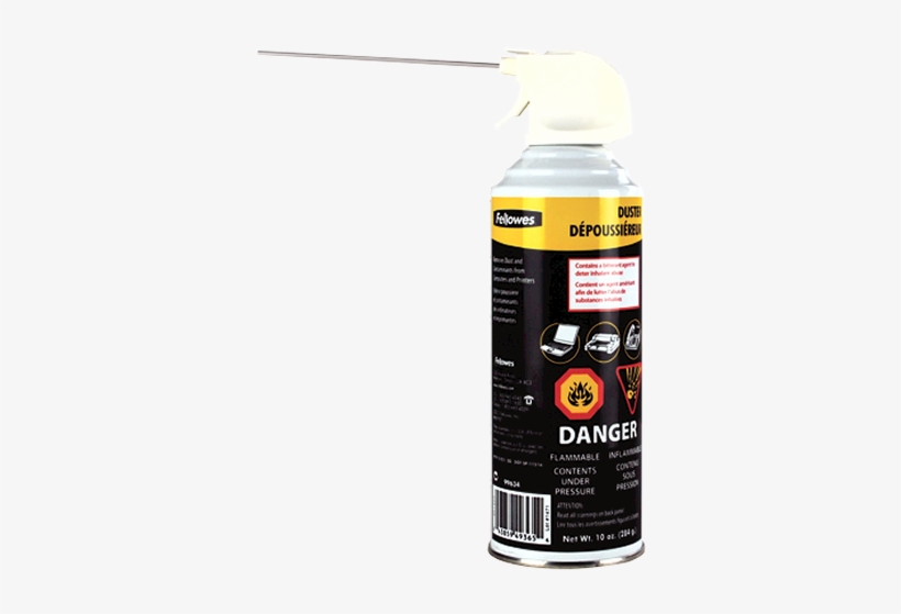 Pressurized Air Duster - Fellowes Pressurized Compressed Air Duster, transparent png #3246221