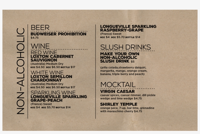 Rwhds 99 Drink Menu Update June - Document, transparent png #3246508