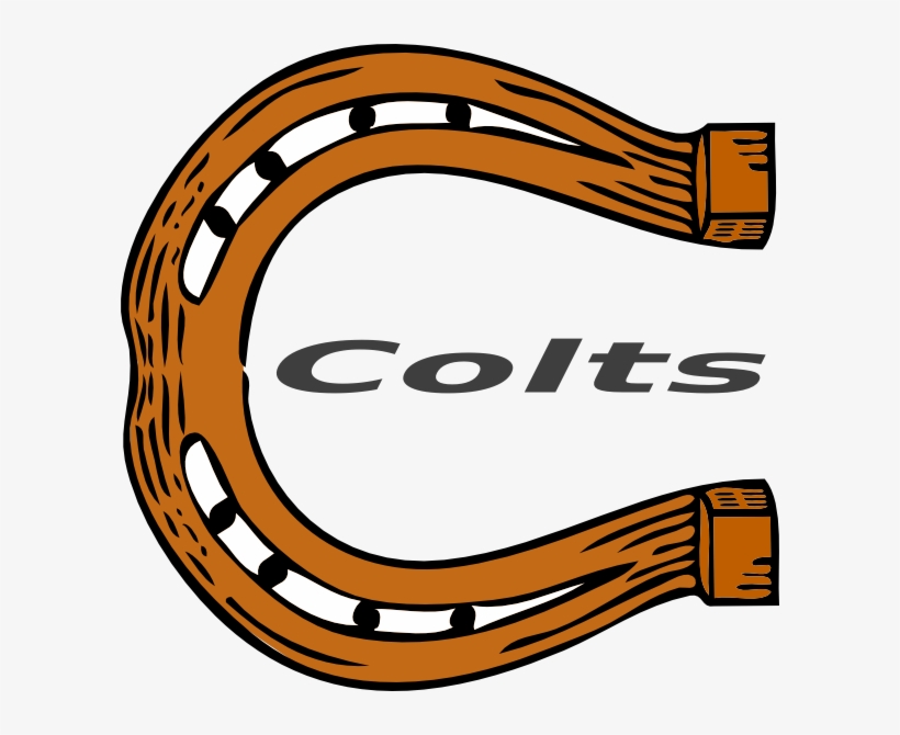 Colts Clip Art At Clker - Horseshoe Clip Art, transparent png #3246913