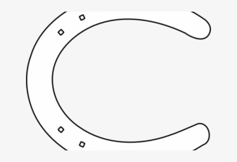 Horseshoe Clipart Outline - Circle, transparent png #3246988
