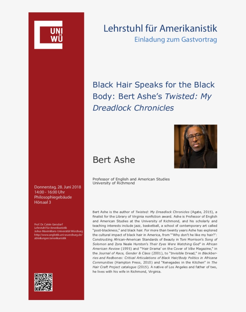 Bert Ashe Is The Author Of Twisted - Bert Ashe, transparent png #3247087