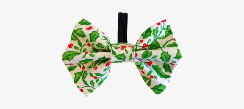 Green Christmas Bow Png - Hair Tie, transparent png #3247167