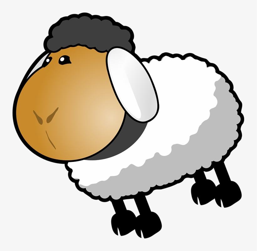 How To Set Use Sheep Dark Grey Hair Icon Png - Sheep Clip Art, transparent png #3247271