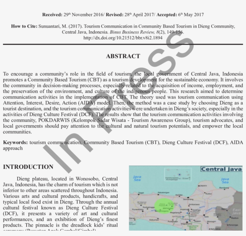 Location Of Dieng Culture Festival - Map Of Central Java, transparent png #3247396