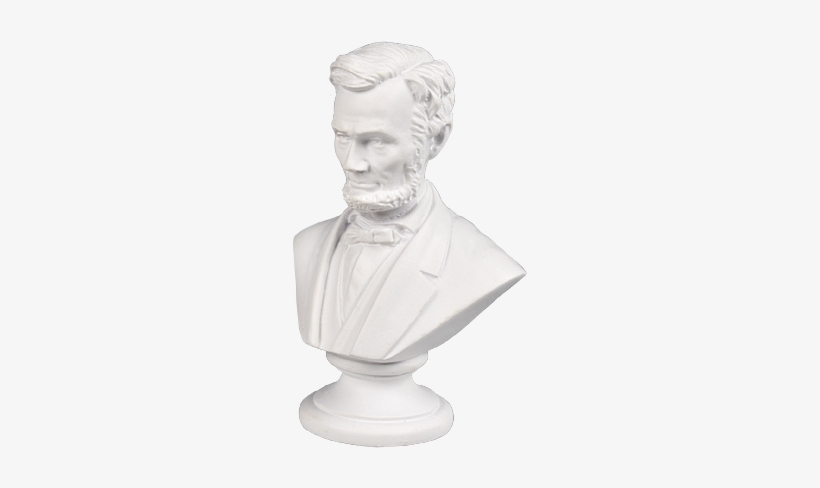 Mini Lincoln 3 Inch White Bust - Bust, transparent png #3247527