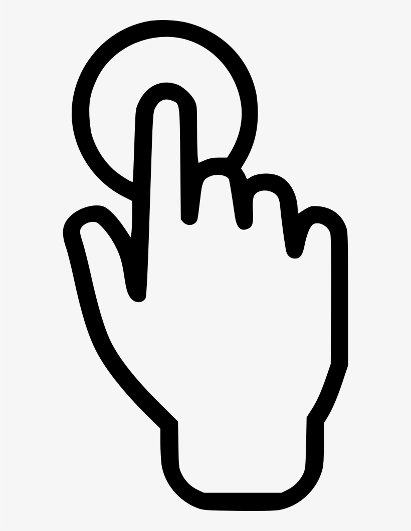 Touch Press Hand Finger Comments - Mobile Phone, transparent png #3247546