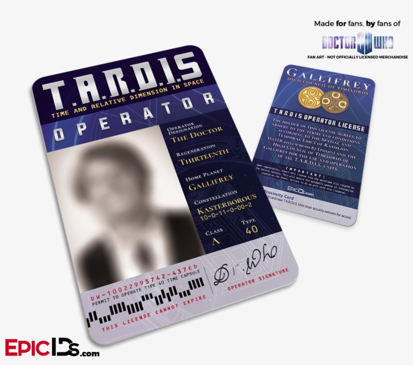 Tardis 'doctor Who' Operator License - Doctor, transparent png #3247547