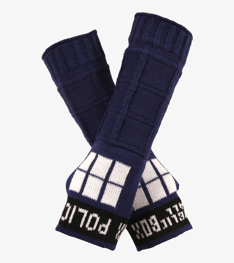 Doctor Who Tardis Arm Warmers - Tardis Armwarmers, transparent png #3247599