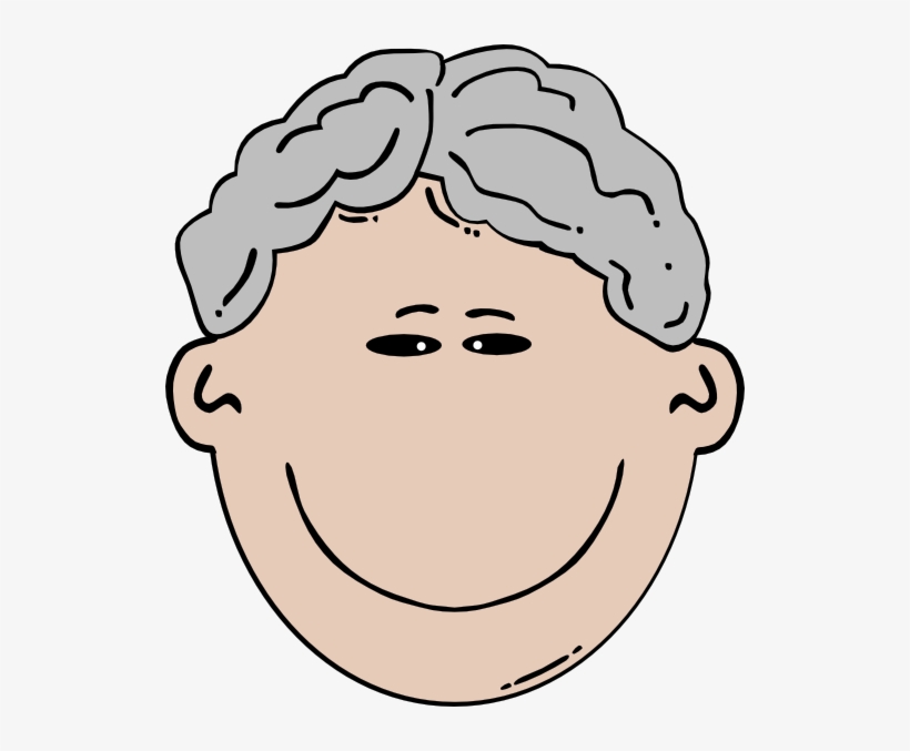 Hair Clipart Grey Hair - Boy With Mustache Cartoon, transparent png #3247624