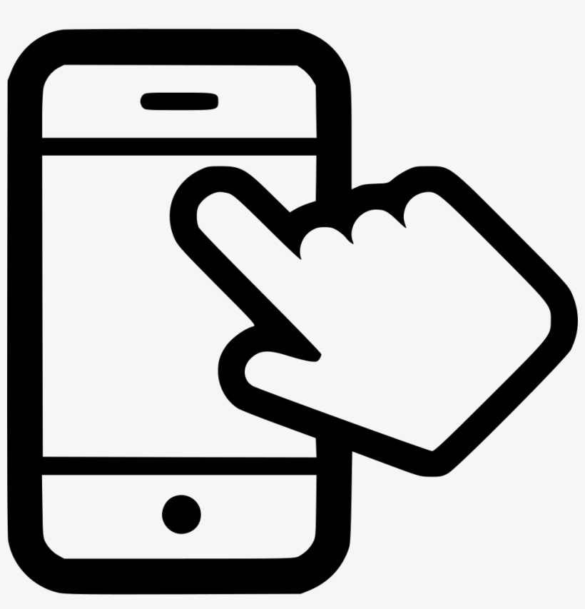 Touch Hand Finger Talk Comments - Tablet Computer, transparent png #3247755
