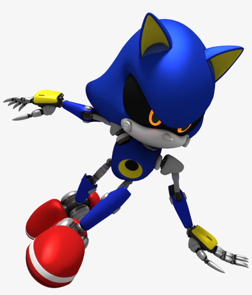 Transparent Metal Sonic Png - Metal Sonic Nibroc Rock, Png