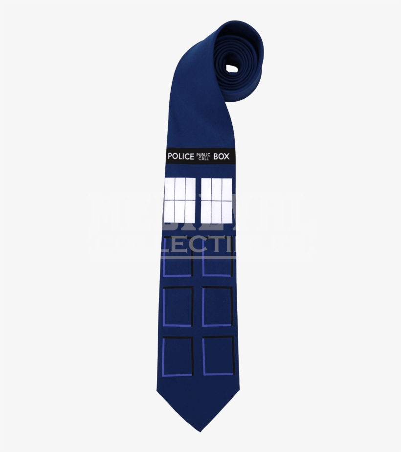 Doctor Who Tardis Necktie - Doctor Who - Tardis Necktie, transparent png #3248035