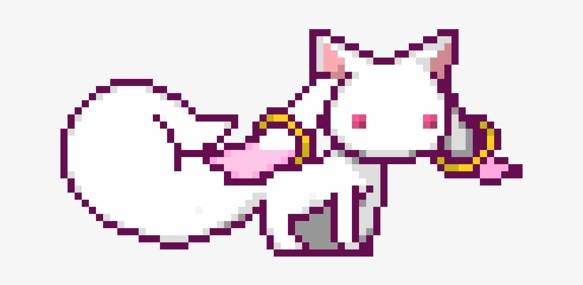 Kyubey - Transparent Gif Madoka Magica Pixel, transparent png #3248255