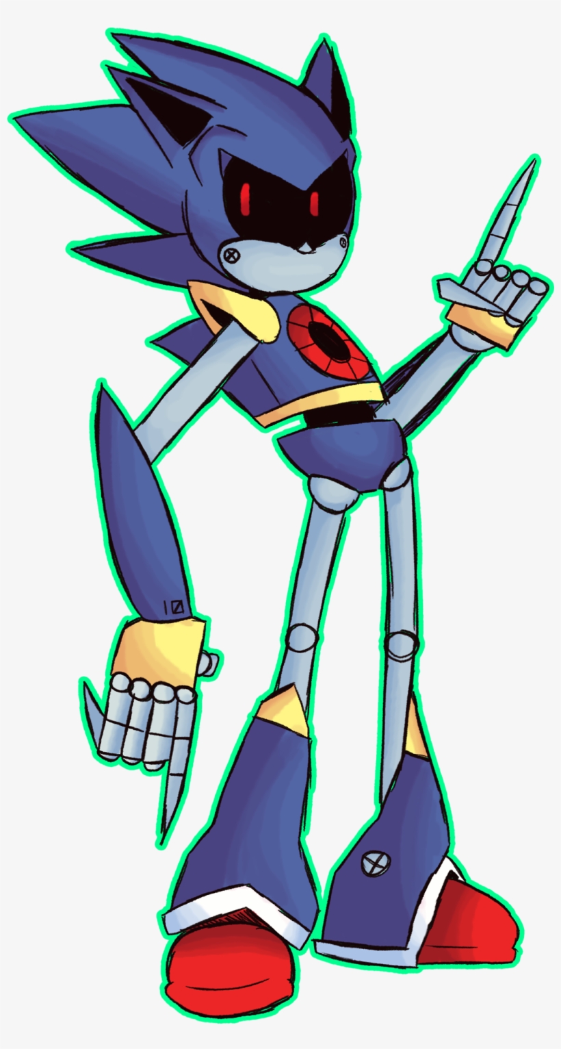 Metal Sonic Redesign, transparent png #3248360