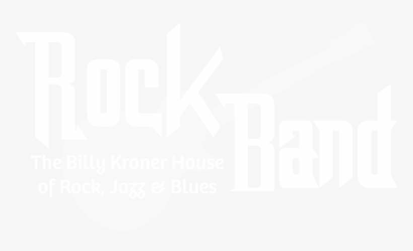 Rock Band Logo White - Rock, transparent png #3249399