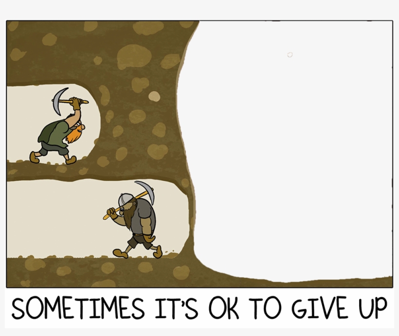 Copy Discord Cmd - Sometimes It's Ok To Give Up, transparent png #3249887