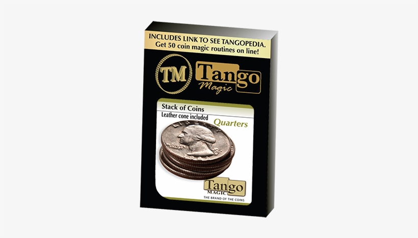 Stack Of Coins Quarter Dollar - Scotch And Soda Zaubertrick, transparent png #3250102