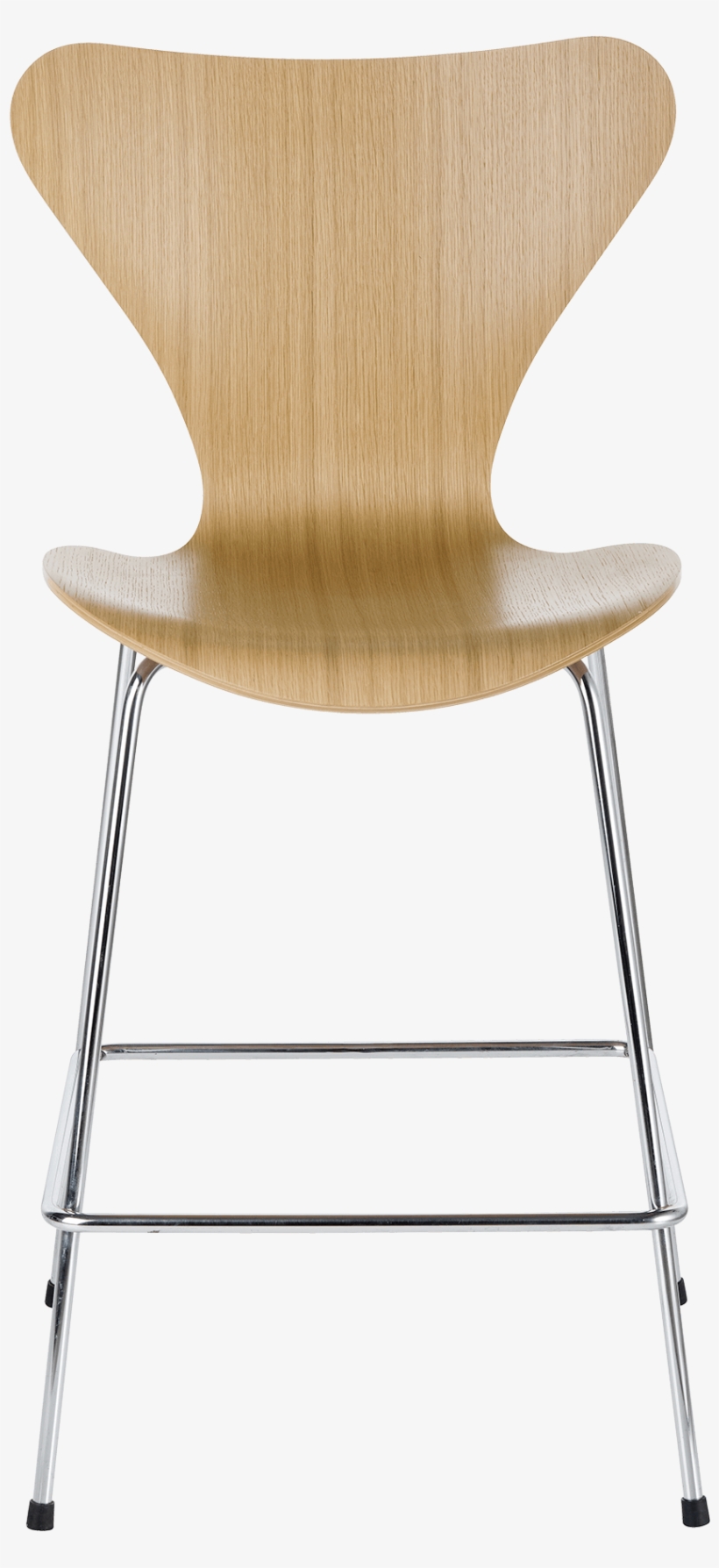 Series 7 Chair Arne Jacobsen Elm Bar Stool - Fritz Hansen Series 7 Stool, transparent png #3250367