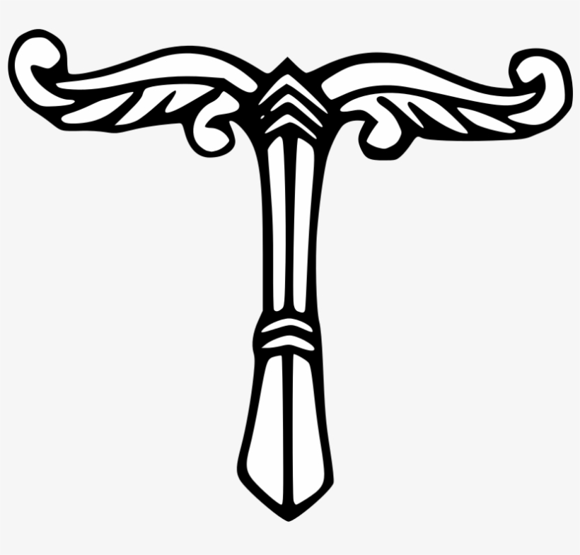 Irminsul Pillar Black - Irminsul Symbol, transparent png #3250561