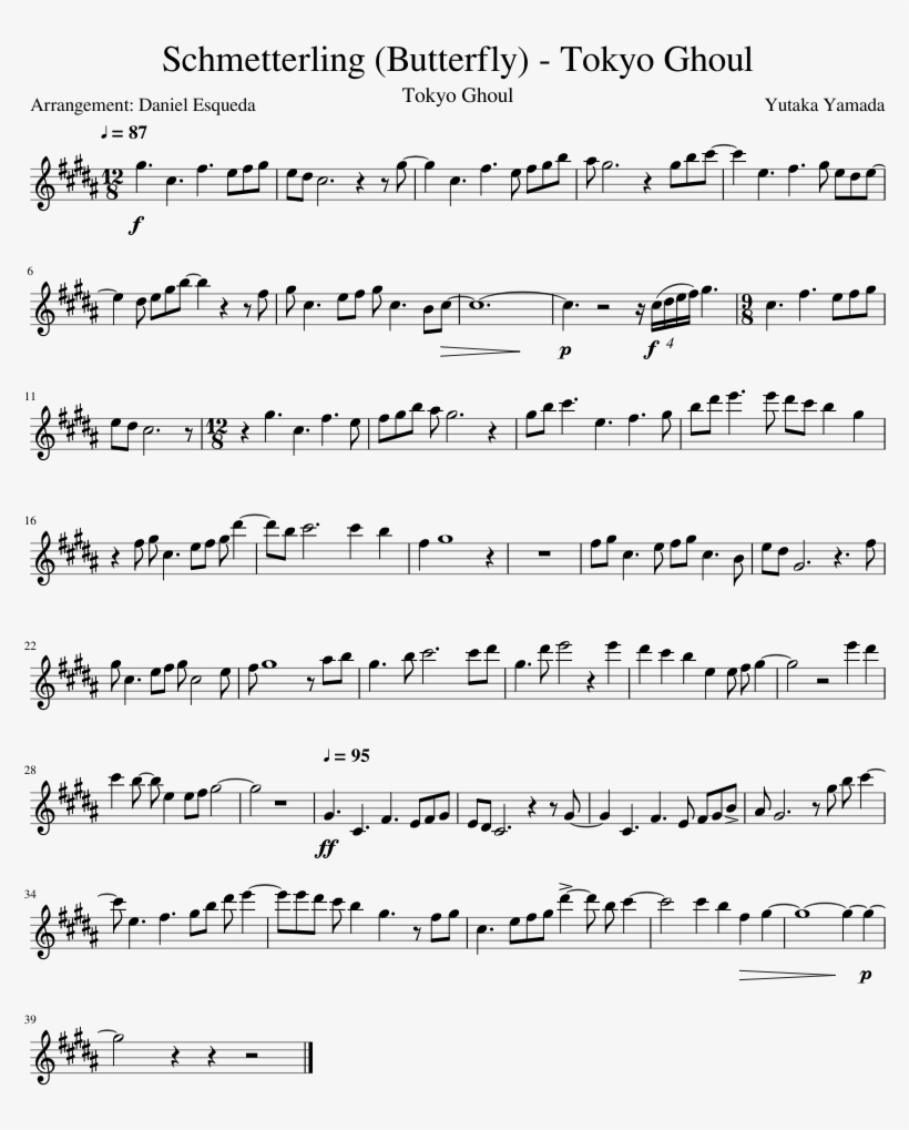 Schmetterling - Music, transparent png #3250587