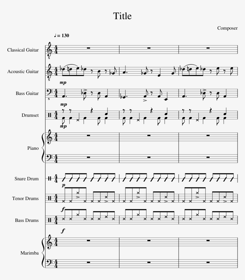 Print - Clifford Theme Song Piano, transparent png #3250703
