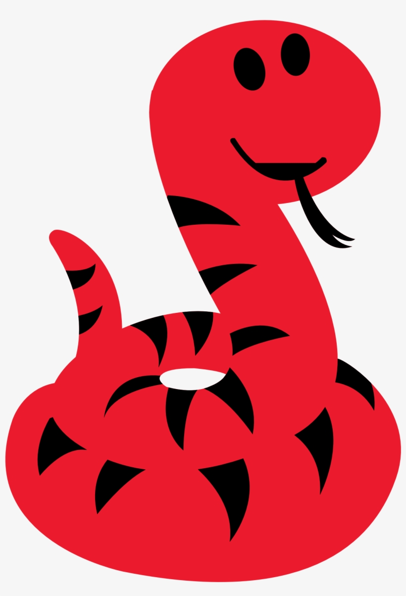 28 Collection Of Red Snake Clipart - Cartoon Red Snake Clipart, transparent png #3250822