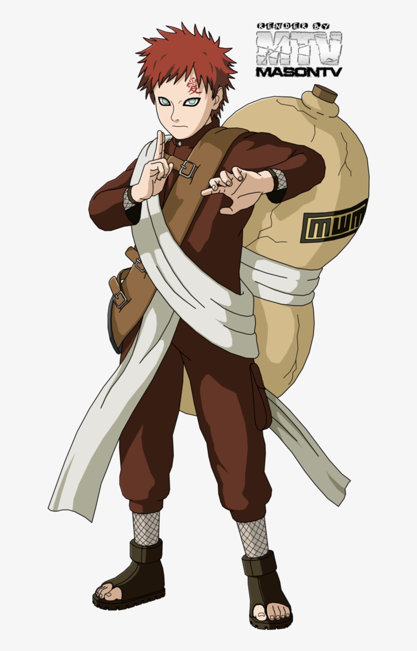 Deviantart Is The World's Largest Online Social Community - Gaara Naruto Part 1, transparent png #3251168