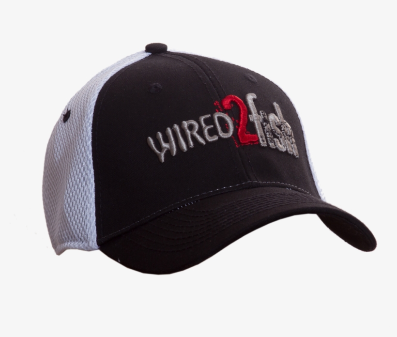 Wired2fish Black With White Mesh Hat Fishing Apparel, - Pearl Izumi Cap, transparent png #3251288