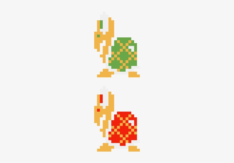 Koopa Troopa Smb - 8 Bit Koopa, png, png download, free png, transparent pn...