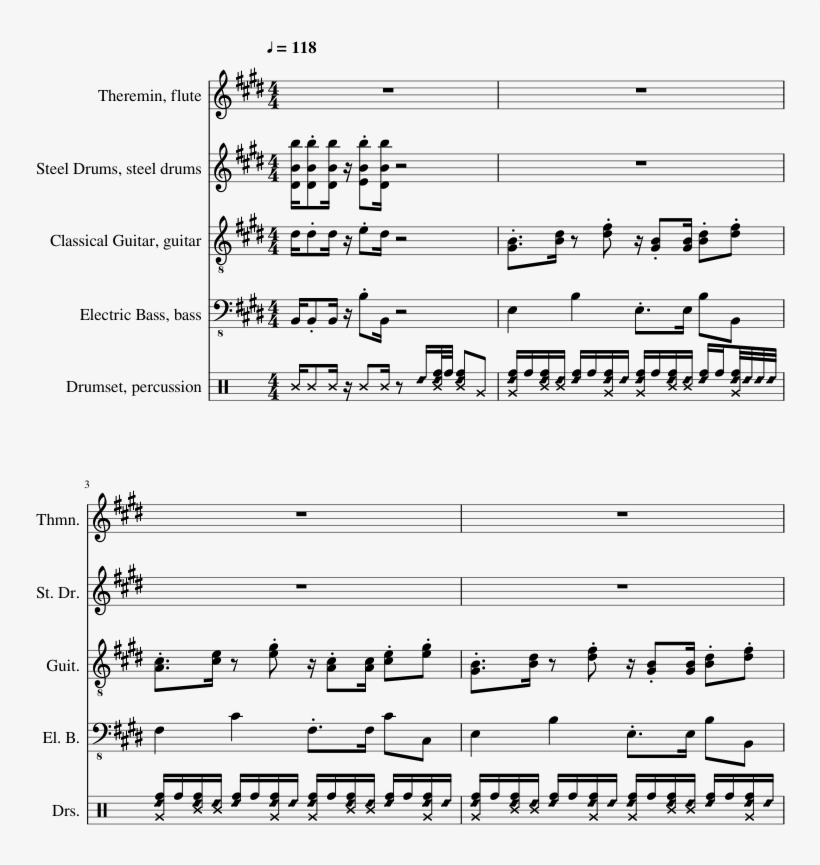 Print - Sheet Music, transparent png #3251418