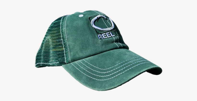 Circle Hook Wash Fishing Trucker Hat - Hat, transparent png #3251450