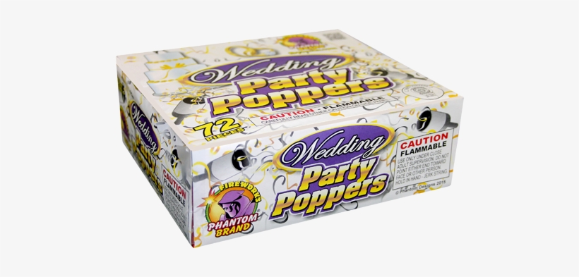 Wedding Party Poppers 72 Pcs - Phantom Fireworks, transparent png #3251630