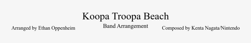 Koopa Troopa Beach Sheet Music Composed By Composed - Music, transparent png #3251770