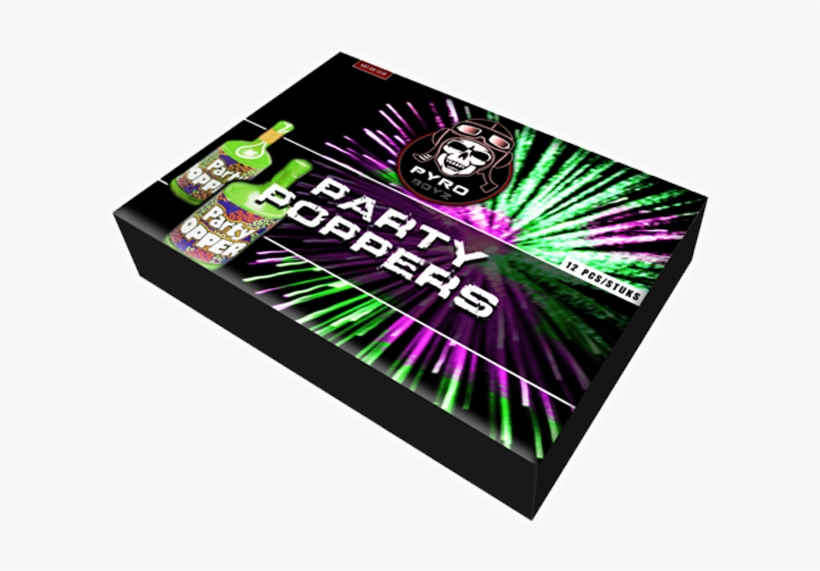 1210 - Party Poppers - Graphic Design, transparent png #3251871