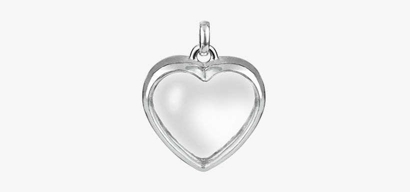 Stow Lockets Medium Silver Heart Locket - Locket, transparent png #3252197