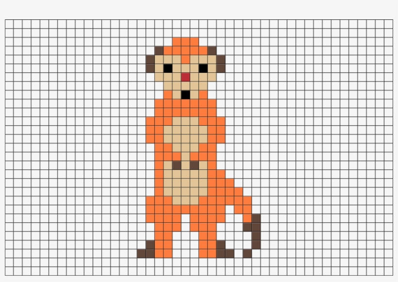 Meerkat Pixel Art, transparent png #3252454