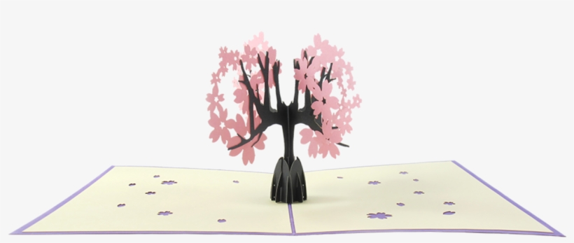 Blossom Tree Popz Pop Up Card - Illustration, transparent png #3252760
