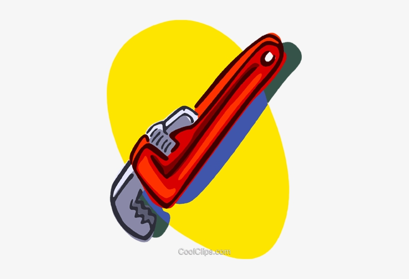 Monkey Wrench Royalty Free Vector Clip Art Illustration - Wrench, transparent png #3252762